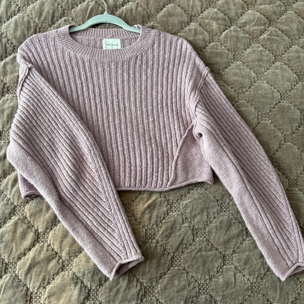 Cropped sweater